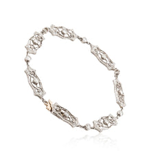 Load image into Gallery viewer, Platinum Openwork Diamond Bracelet
