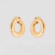 Load image into Gallery viewer, Vintage Cartier 18K Gold Cougar Earrings

