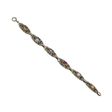 Load image into Gallery viewer, Arts &amp; Crafts Silver Gilt Multi-Gemstone Bracelet
