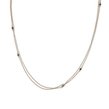 Load image into Gallery viewer, Victorian 9K Rose Gold Turquoise Longuard Chain
