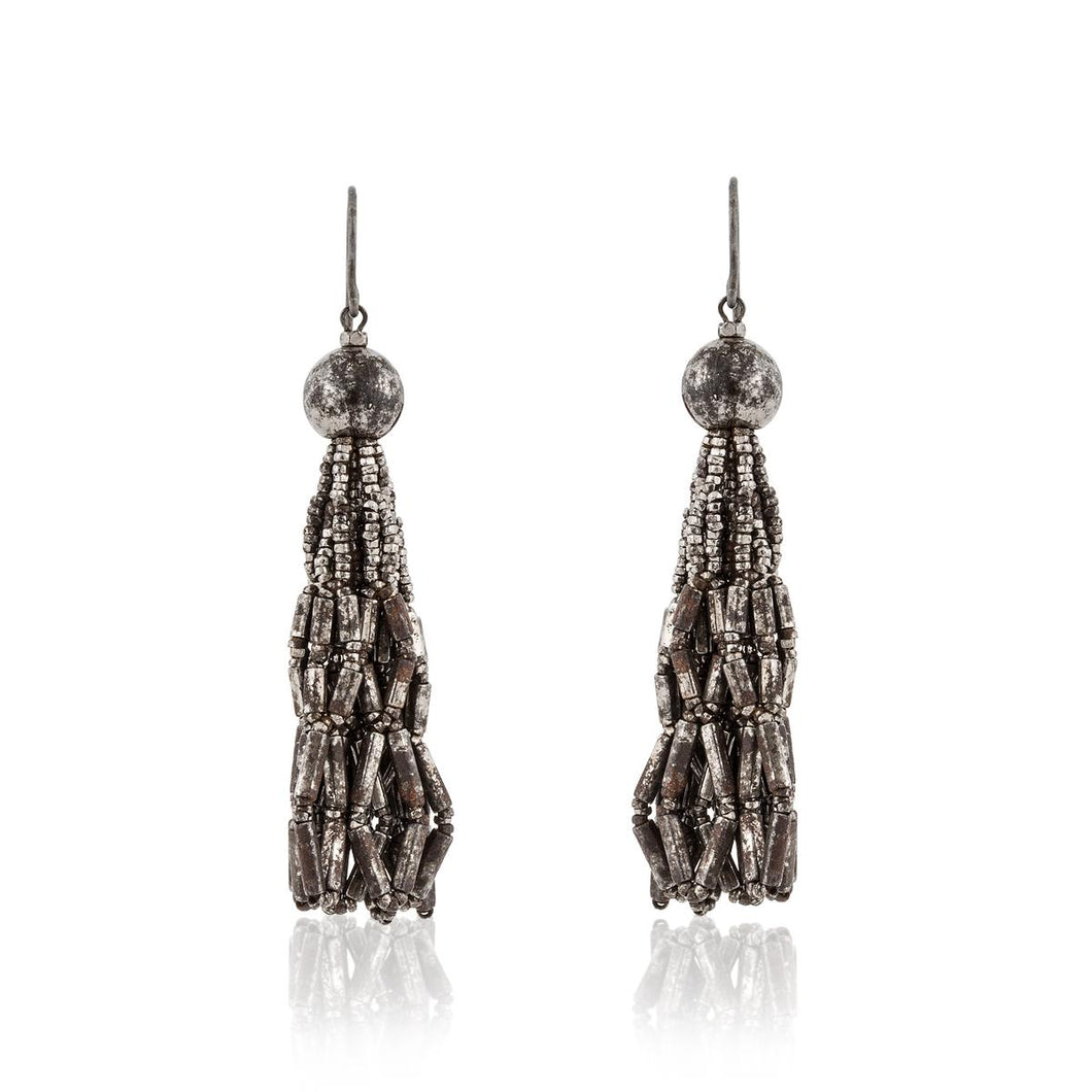 Victorian Cut Steel Earrings