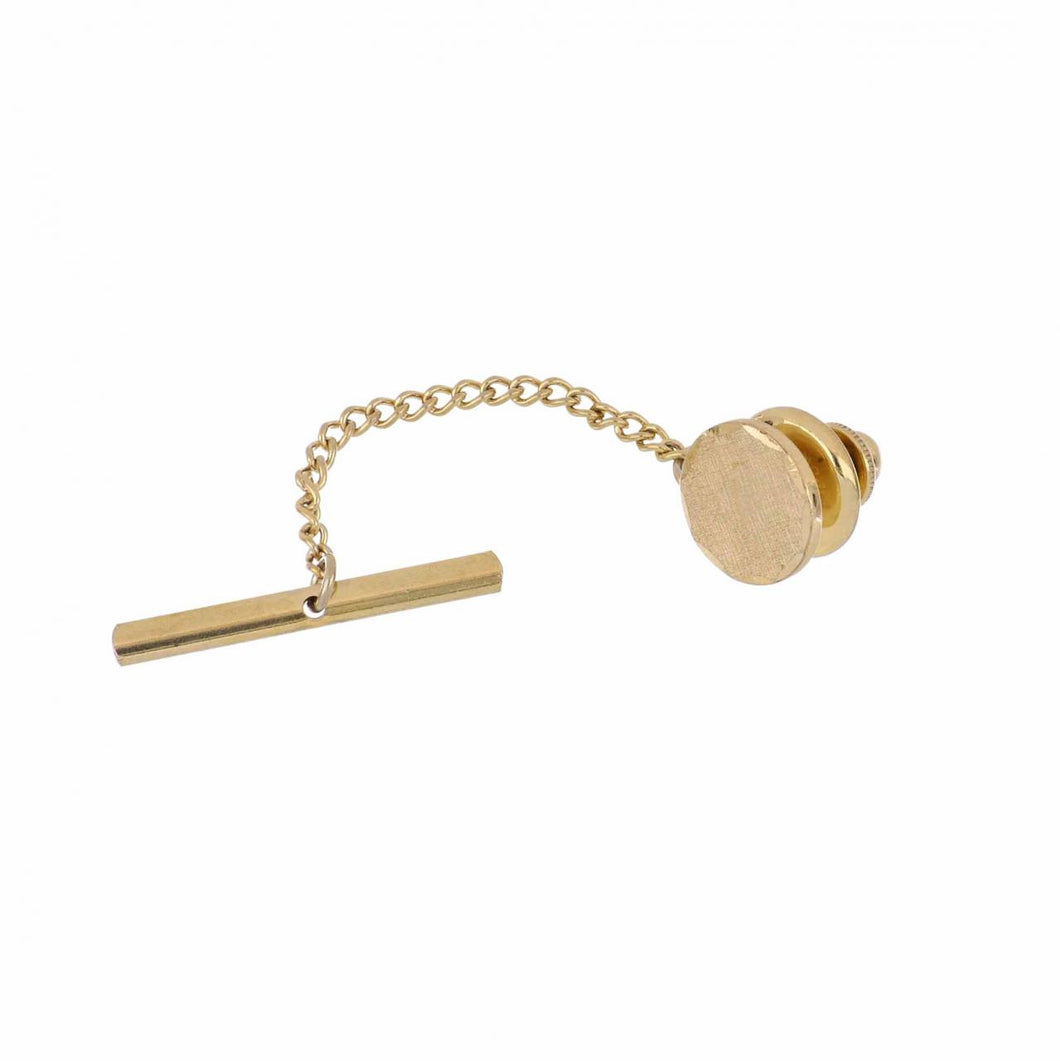 Metal Round Tie Tack