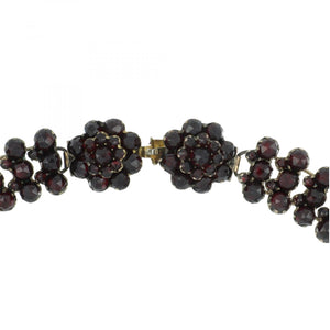 Mid-Victorian Bohemian Garnet  Collar Necklace