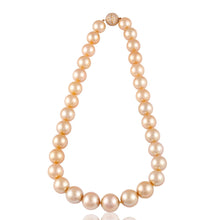 Load image into Gallery viewer, Golden Cultured South Sea Pearl Necklace
