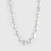 Load image into Gallery viewer, Mikimoto 18K White Gold Cultured Baroque Pearl Necklace
