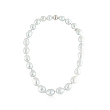 Load image into Gallery viewer, Mikimoto 18K White Gold Cultured Baroque Pearl Necklace
