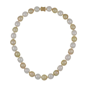 Estate Golden and White South Sea Pearls