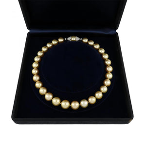Estate Tiffany & Co. 18K Gold Golden South Sea Pearl Necklace