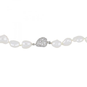 Tiffany & Co. Platinum South Sea Keshi Pearl Necklace