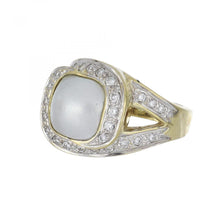 Load image into Gallery viewer, Vintage 1990s 18K Gold Mabé Pearl Ring
