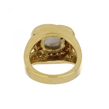 Load image into Gallery viewer, Vintage 1990s 18K Gold Mabé Pearl Ring
