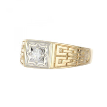 Load image into Gallery viewer, Vintage 1970s Chain Design Diamond Ring
