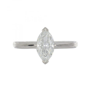 Vintage Tiffany & Co. 1.26 Carat Marquise Diamond Engagement Ring
