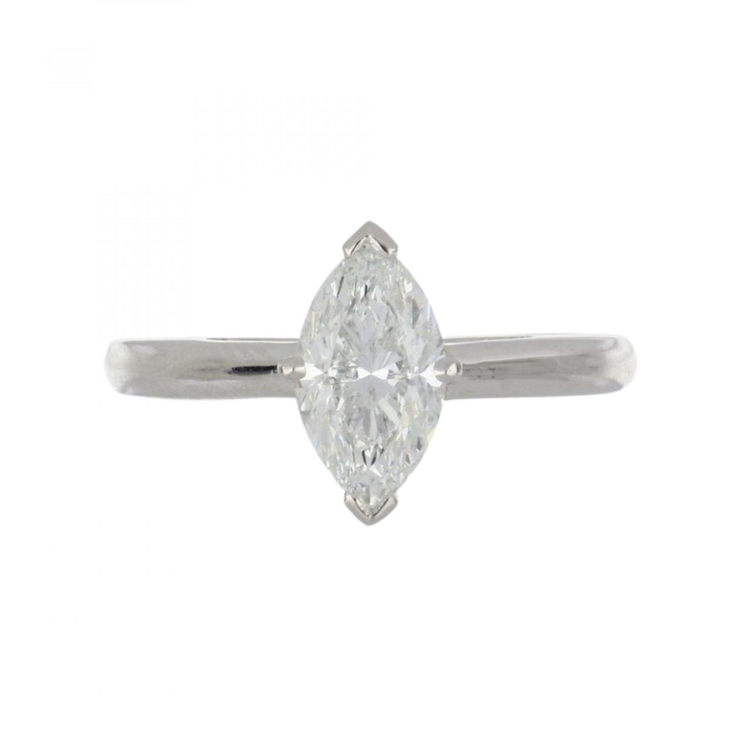 Vintage Tiffany & Co. 1.26 Carat Marquise Diamond Engagement Ring