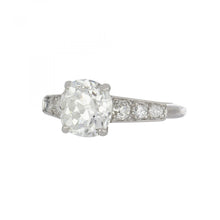 Load image into Gallery viewer, GIA 2.26 Carat Grant A. Peacock Art Deco Platinum Diamond Engagement Ring
