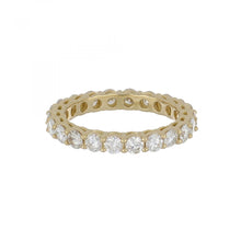 Load image into Gallery viewer, 18K Gold Round Diamond Eternity Band
