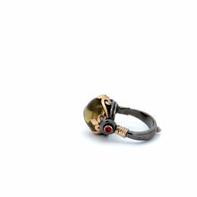Load image into Gallery viewer, Maharaja Sterling Silver Citrine Dome Ring
