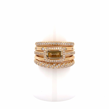 Load image into Gallery viewer, David Yurman 18K Gold Stax Citrine Ring
