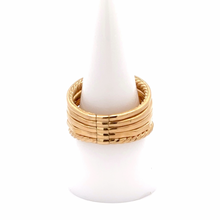 Load image into Gallery viewer, David Yurman 18K Gold Stax Citrine Ring
