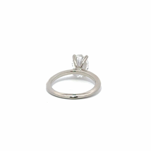 Load image into Gallery viewer, GIA 1.57 Carat Oval Diamond Platinum Engagement Ring
