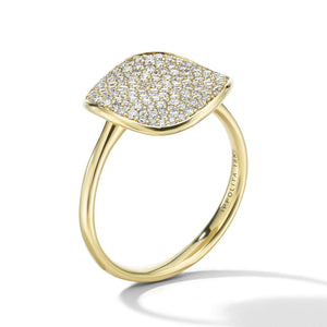 Ippolita 18K Gold Medium 'Stardust' Flower Diamond Disc Ring