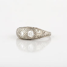 Load image into Gallery viewer, Art Deco 18K White Gold Diamond Ring
