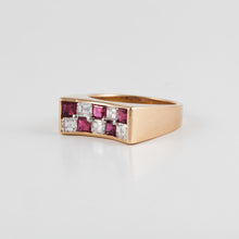 Load image into Gallery viewer, Estate Oscar Heyman 18K Gold Ruby and Diamond Ring
