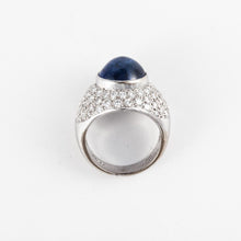 Load image into Gallery viewer, Estate Boodles Sapphire and Diamond Ring
