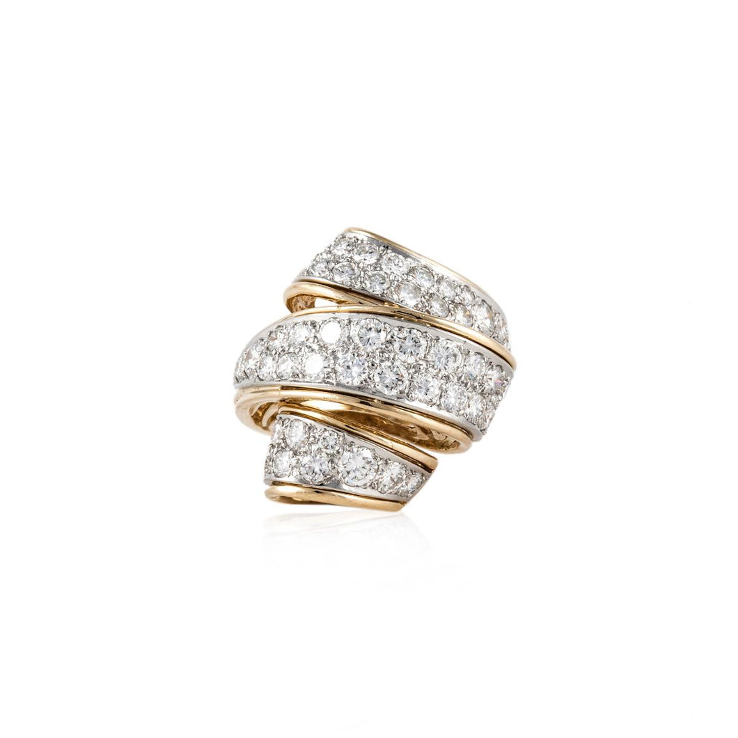 18K Gold Diamond Cocktail Ring