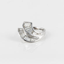 Load image into Gallery viewer, 18K White Gold Channel-Set Diamond Ring
