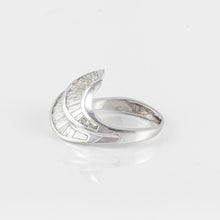 Load image into Gallery viewer, 18K White Gold Channel-Set Diamond Ring
