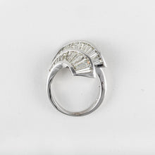 Load image into Gallery viewer, 18K White Gold Channel-Set Diamond Ring
