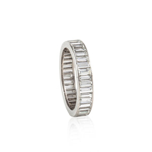 Estate Van Cleef & Arpels Platinum Diamond Eternity Band