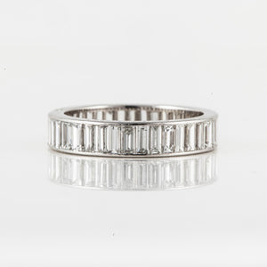 Estate Van Cleef & Arpels Platinum Diamond Eternity Band