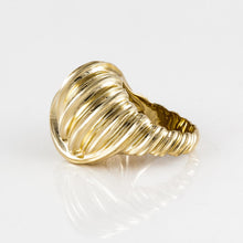 Load image into Gallery viewer, Estate Henry Dunay 18K Gold Swirl RIng
