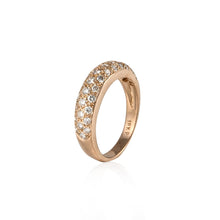 Load image into Gallery viewer, Estate 18K Rose Gold Diamond Band
