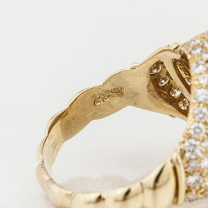 Estate Henry Dunay 18K Gold Diamond Ring