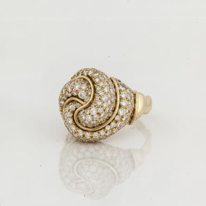 Estate Henry Dunay 18K Gold Diamond Ring