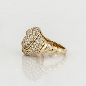 Estate Henry Dunay 18K Gold Diamond Ring