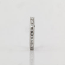 Load image into Gallery viewer, Platinum Princess-Cut Diamond Eternity Band
