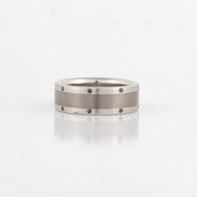 Load image into Gallery viewer, Platinum And Titanium Band
