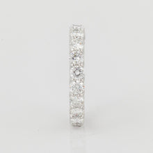 Load image into Gallery viewer, Platinum Round Diamond Eternity Band
