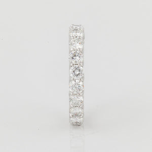 Platinum Round Diamond Eternity Band