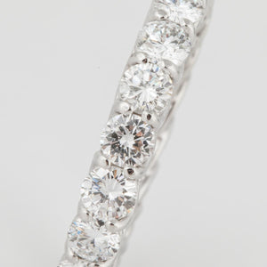 Platinum Round Diamond Eternity Band