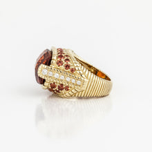 Load image into Gallery viewer, Estate Judith Ripka 18K Gold Gemstone and Diamond Ring
