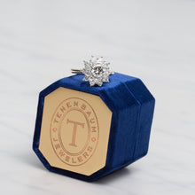 Load image into Gallery viewer, Estate 14K Two-Tone Gold Diamond Cluster Ring

