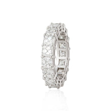 Load image into Gallery viewer, Platinum Asscher Cut Diamond Eternity Band
