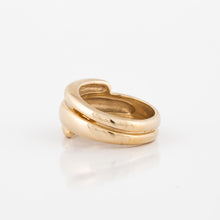 Load image into Gallery viewer, Estate James Avery 14K Gold Bypass Design Ring
