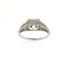 Load image into Gallery viewer, Art Deco Platinum Illusion-Set Diamond Engagement Ring
