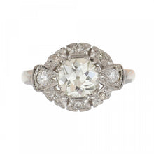 Load image into Gallery viewer, Retro Old Mine-Cut Diamond Engagement Ring
